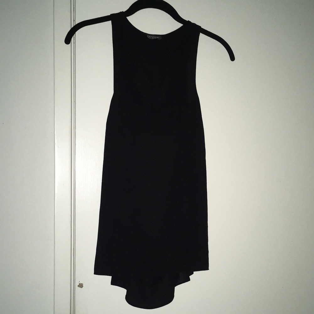 Topshop backless tank top